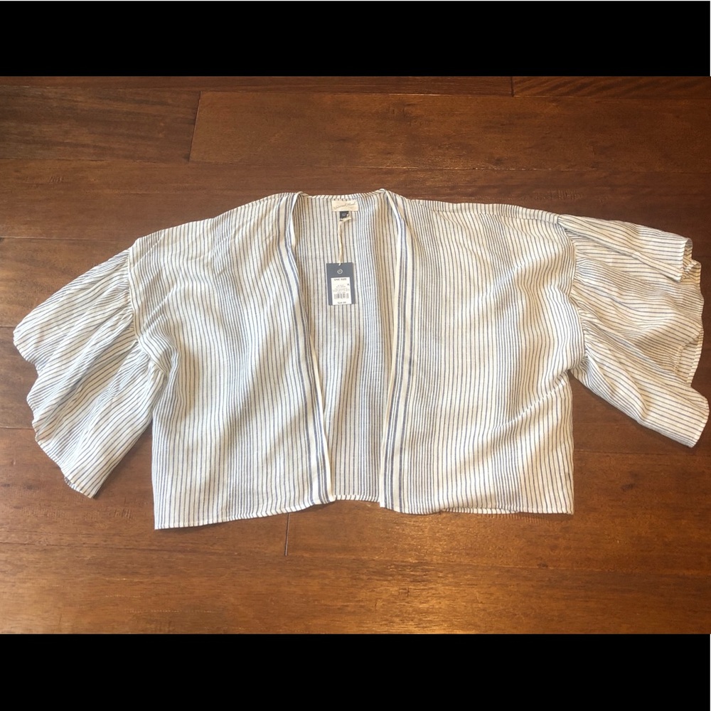 Light cotton and linen coverup